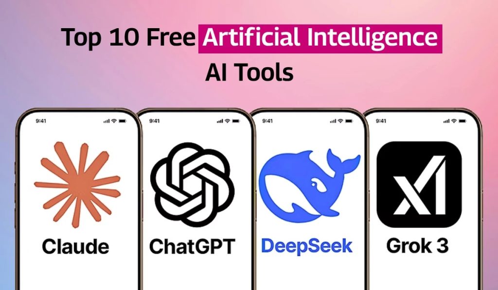 Top-10-Free-Artificial-Intelligence-AI-Tools